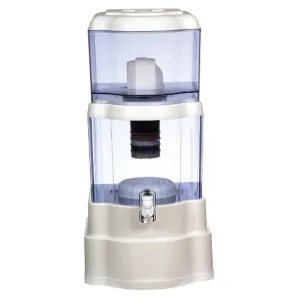 22L Benchtop 8 Stage Water Filter | Ceramic Carbon Mineral Stone Silica Purifier