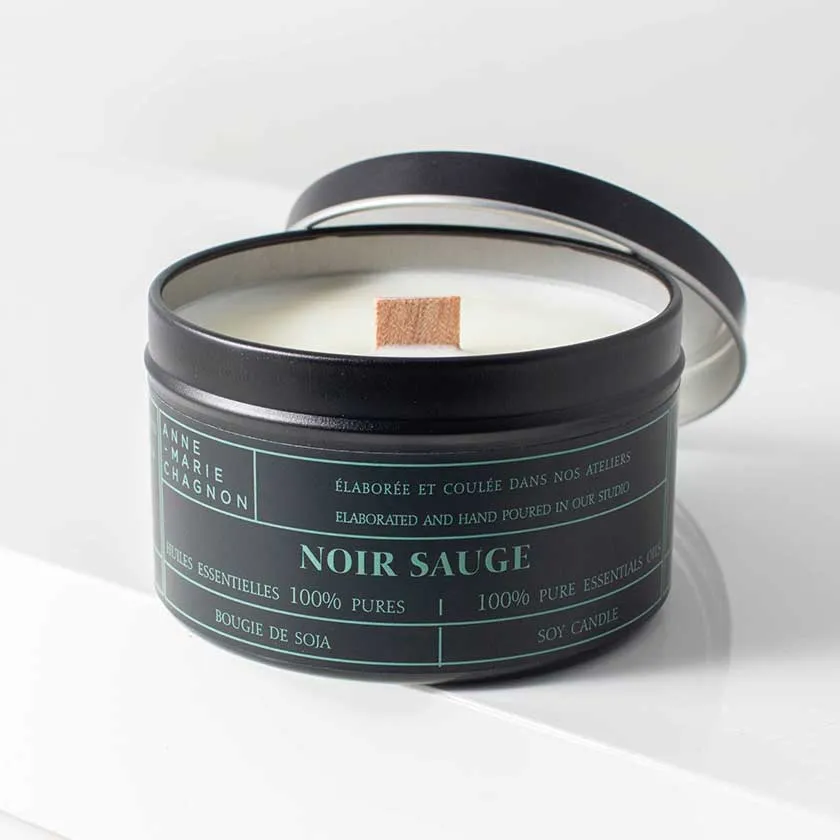 Anne-Marie Chagnon Soy Candle- Noir Sauge