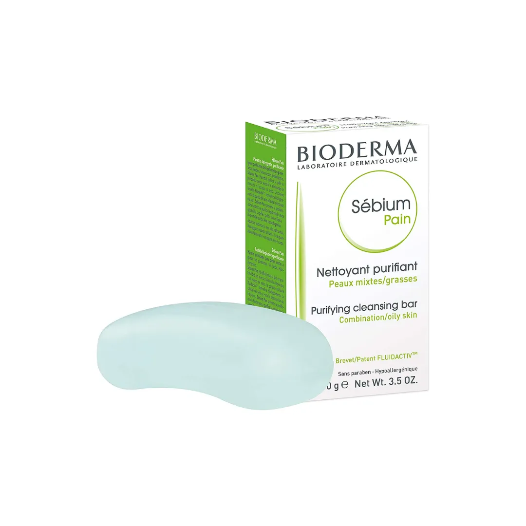 Bioderma Sebium Purifying Cleansing Bar Soap 100g