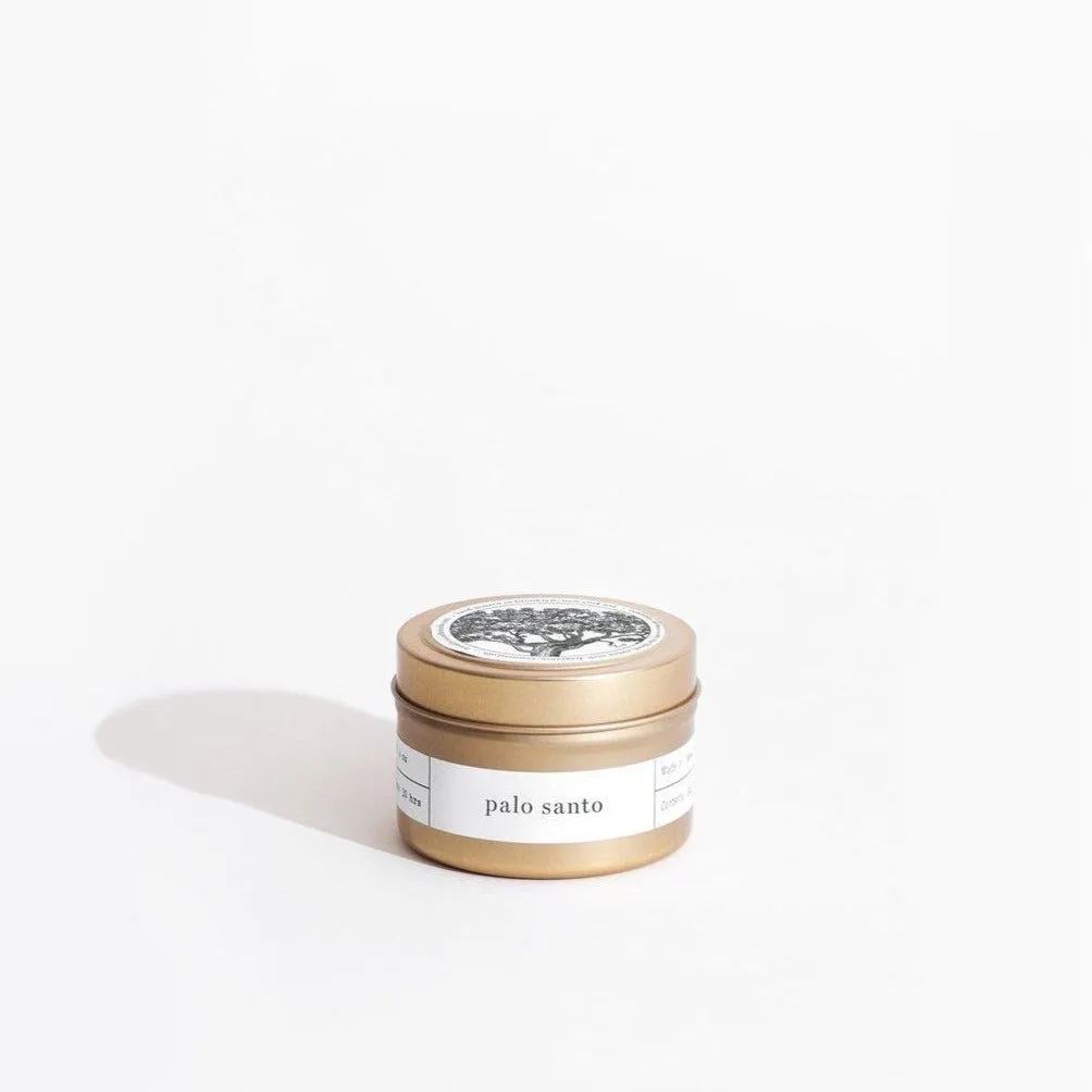 Gold Travel Candle (Palo Santo)