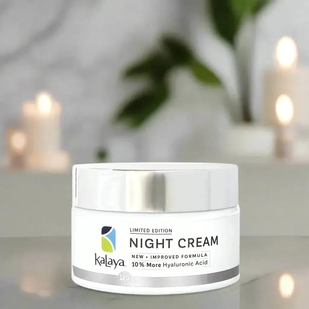 KaLaya Night Cream with Hyaluronic Acid 120ml (Limited Edition) Pack of 3