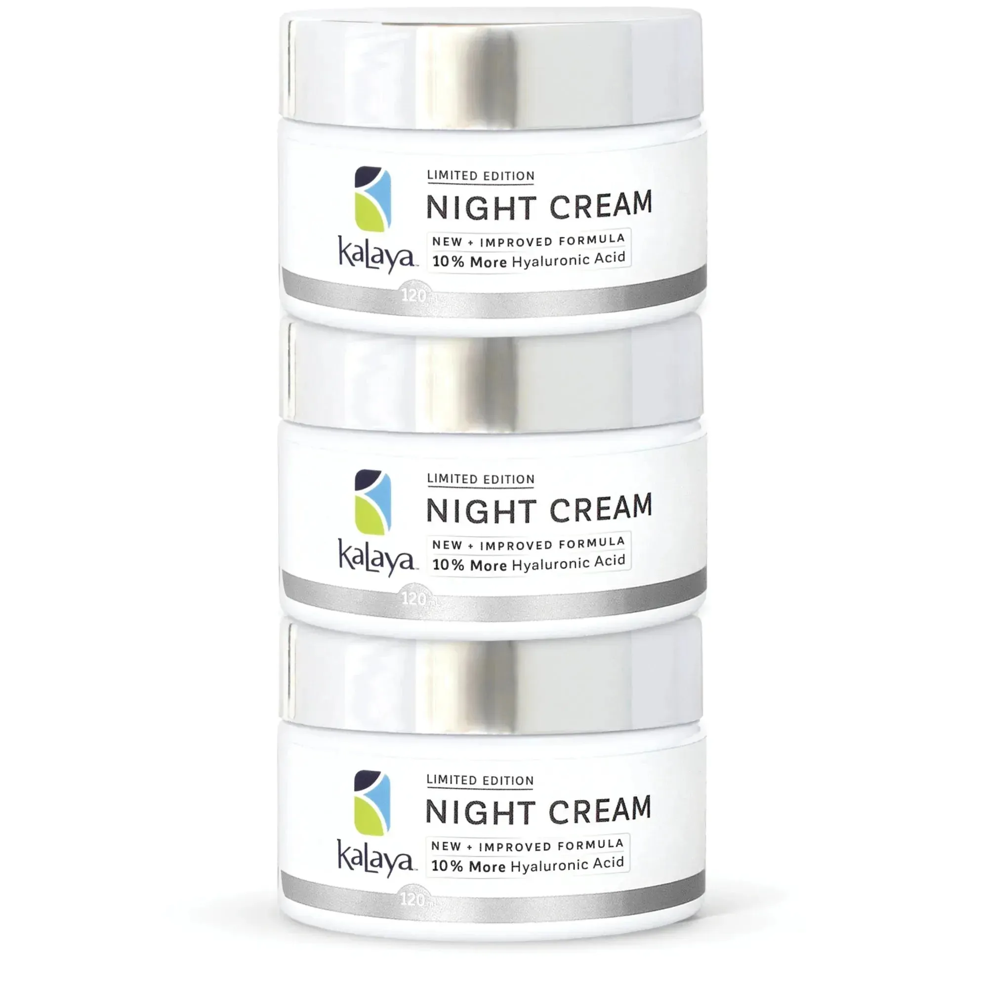 KaLaya Night Cream with Hyaluronic Acid 120ml (Limited Edition) Pack of 3
