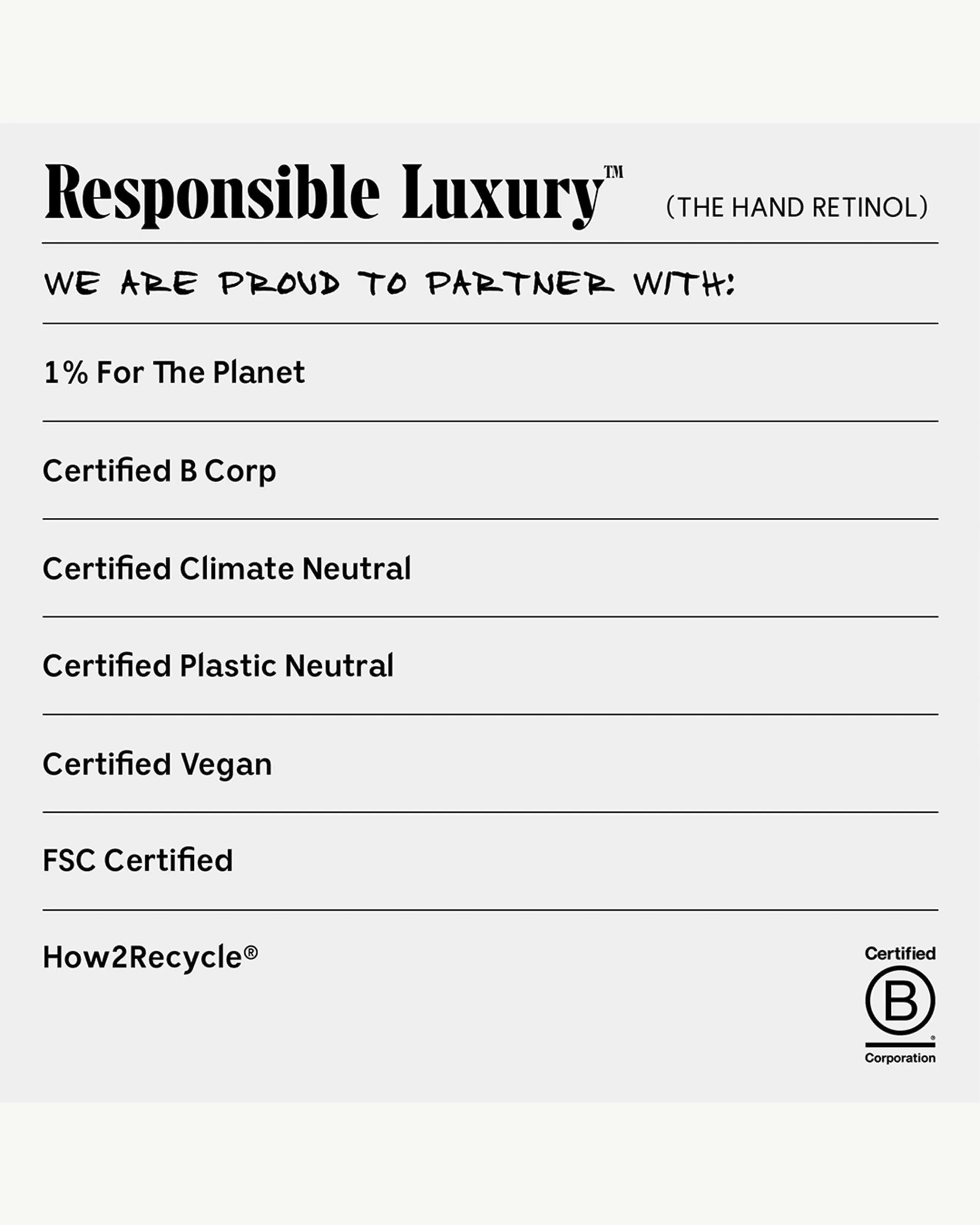 The Hand Retinol - Repair Treatment with 0.25% Pure Retinol   5% AHA